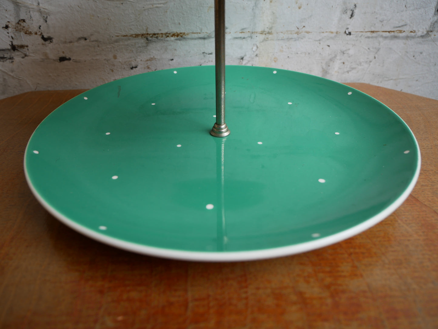 Vintage 1950s Royal Winton 3 Tier Polka Dot Ceramic Cake Stand