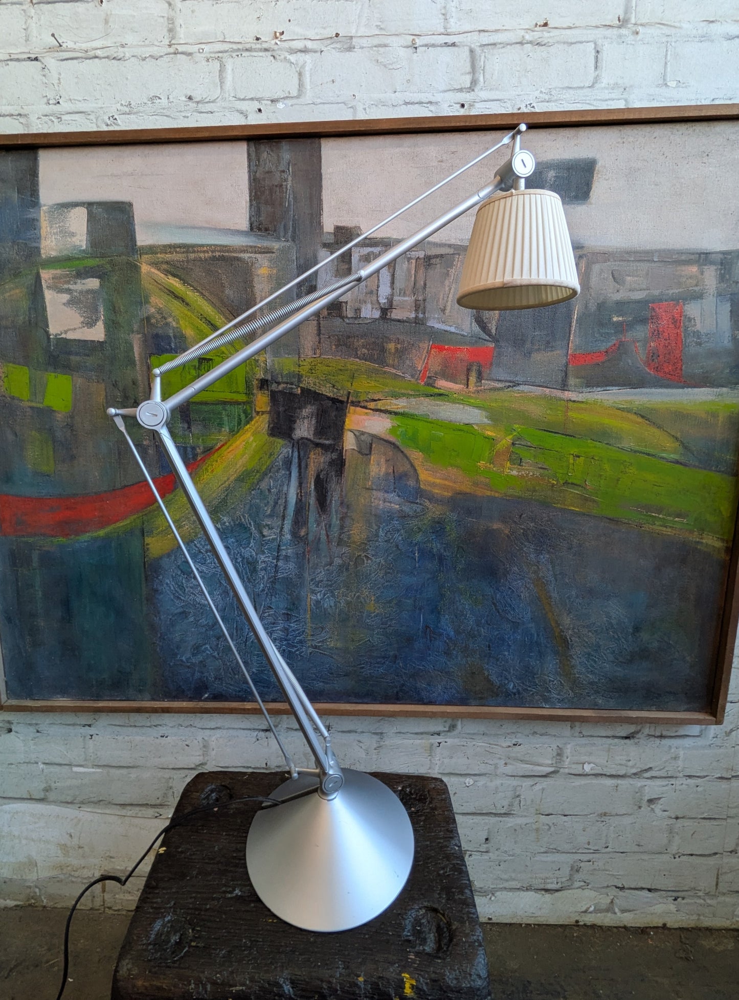 1 Vintage 2004 Philippe Starck for Flos Archimoon Soft Articulated Desk Lamp