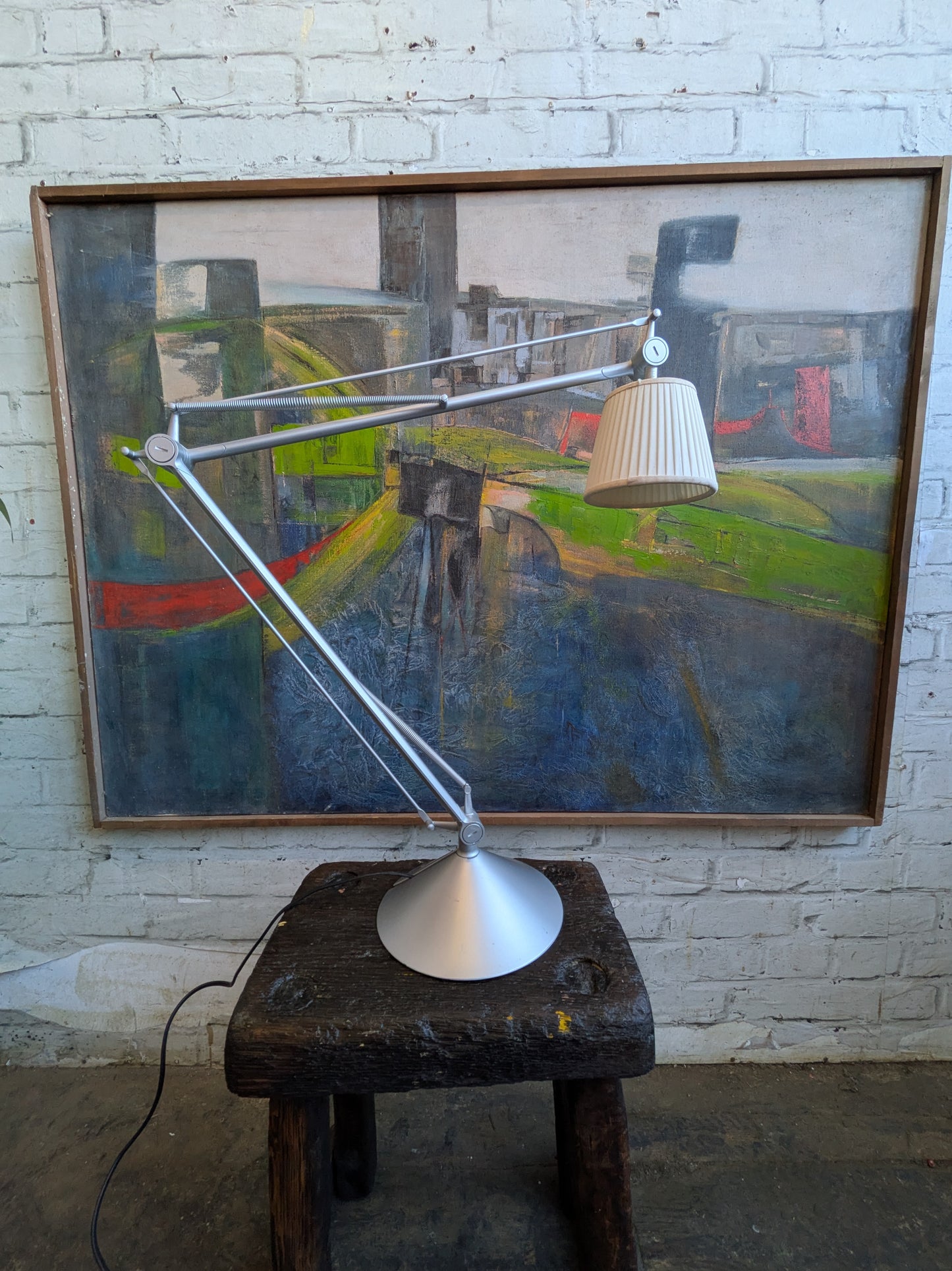 1 Vintage 2004 Philippe Starck for Flos Archimoon Soft Articulated Desk Lamp