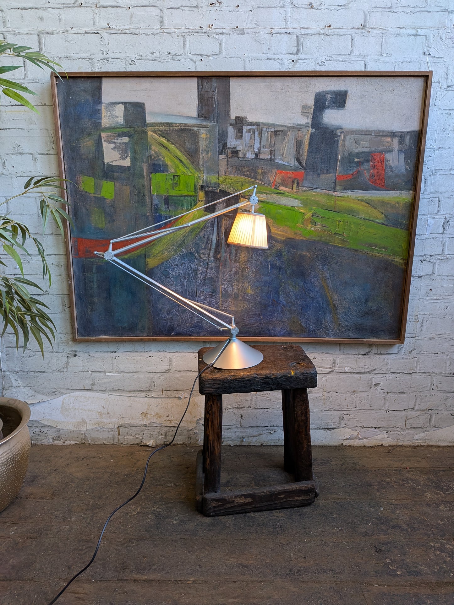 1 Vintage 2004 Philippe Starck for Flos Archimoon Soft Articulated Desk Lamp