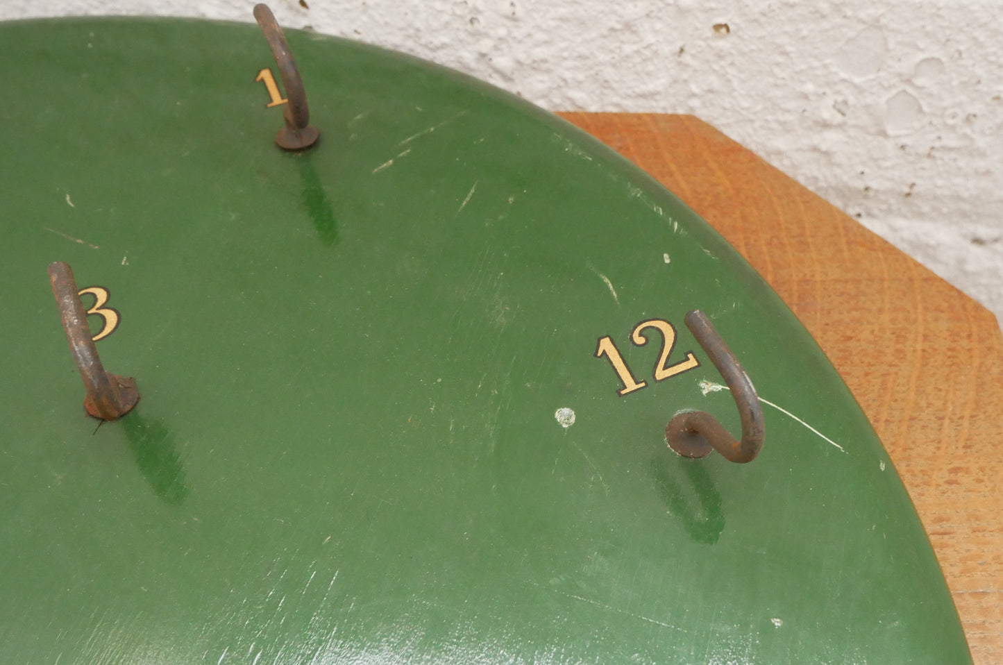 Antique Edwardian Wall Hanging Painted Quoits Board or Key Holder