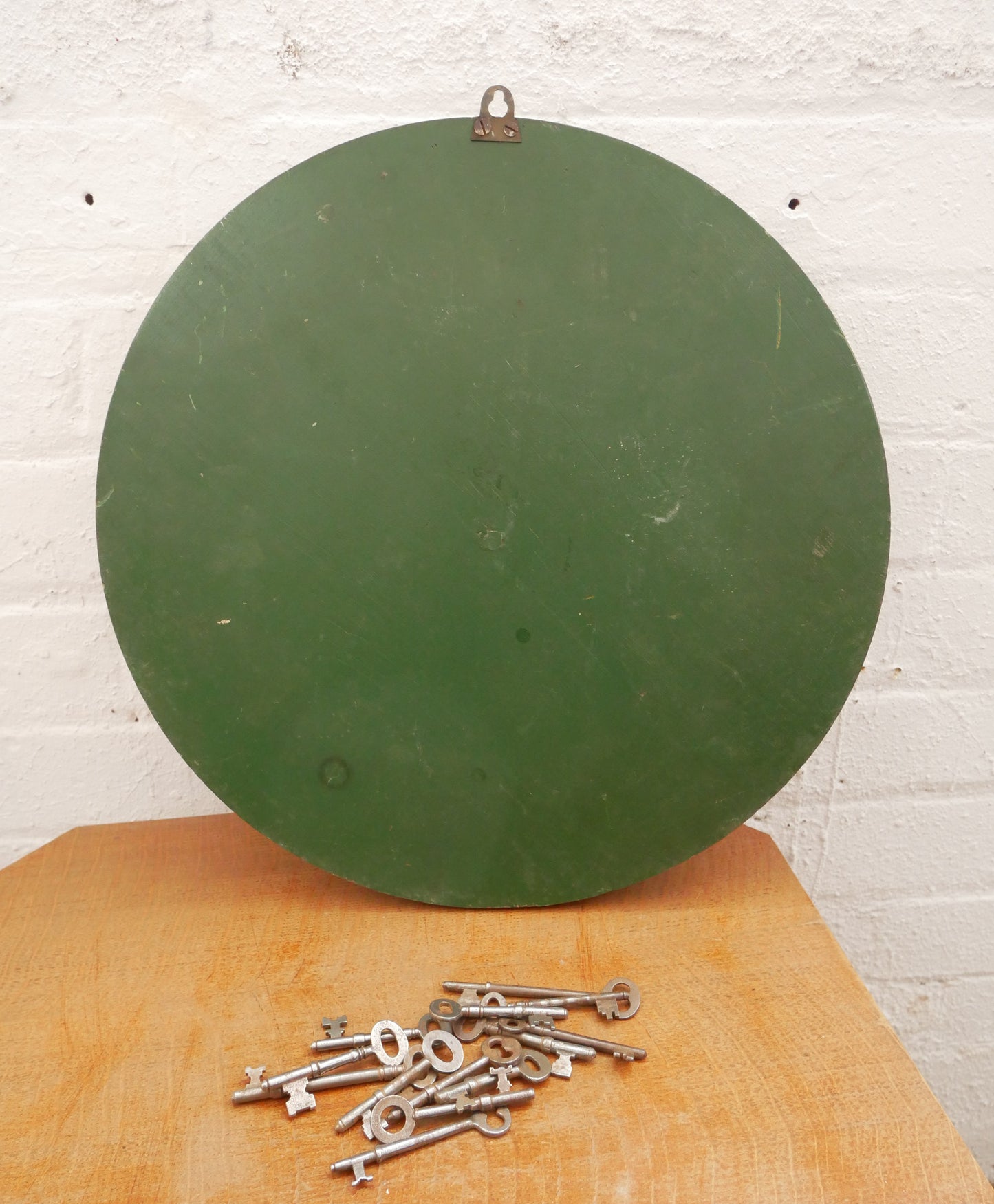Antique Edwardian Wall Hanging Painted Quoits Board or Key Holder