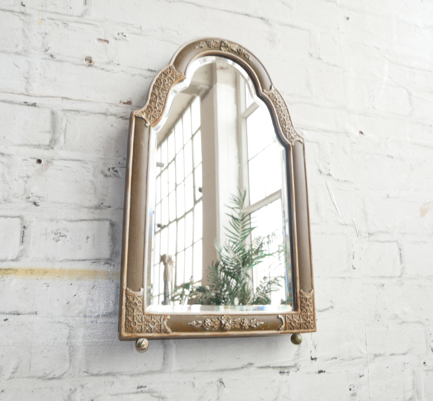 Vintage Dual Use Easel and Wall Dressing Table Top Vanity Mirror