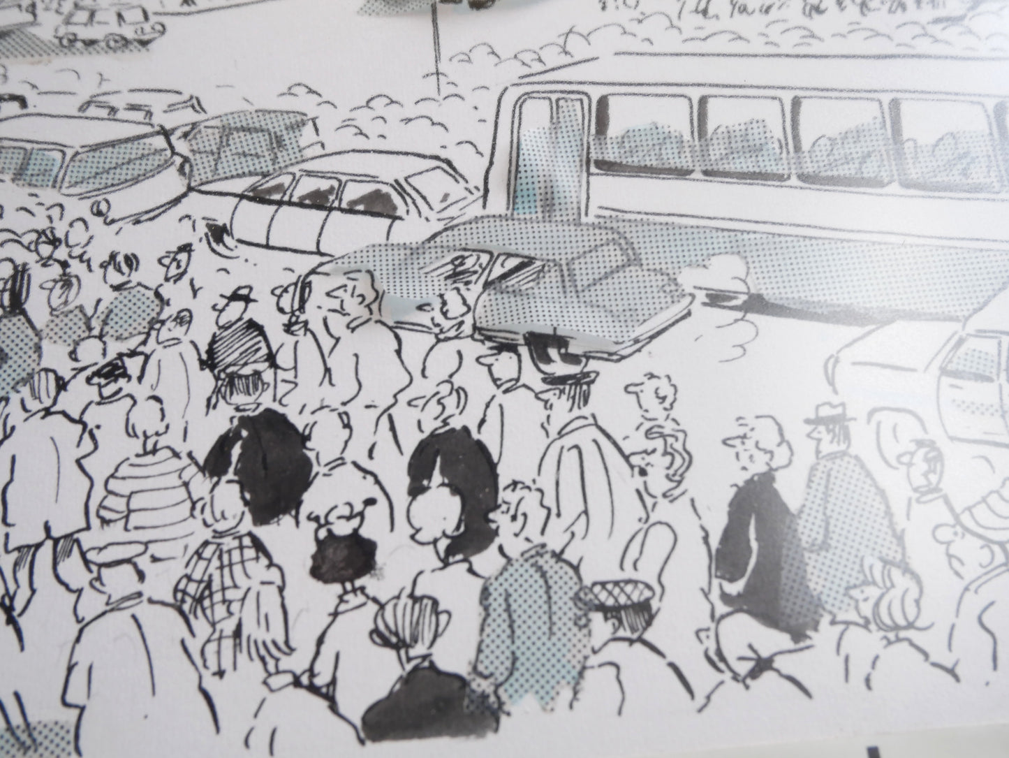 Vintage 1970s 80s Colin Whittock Birmingham Evening Mail Birmingham Council Criticism Template Cartoon