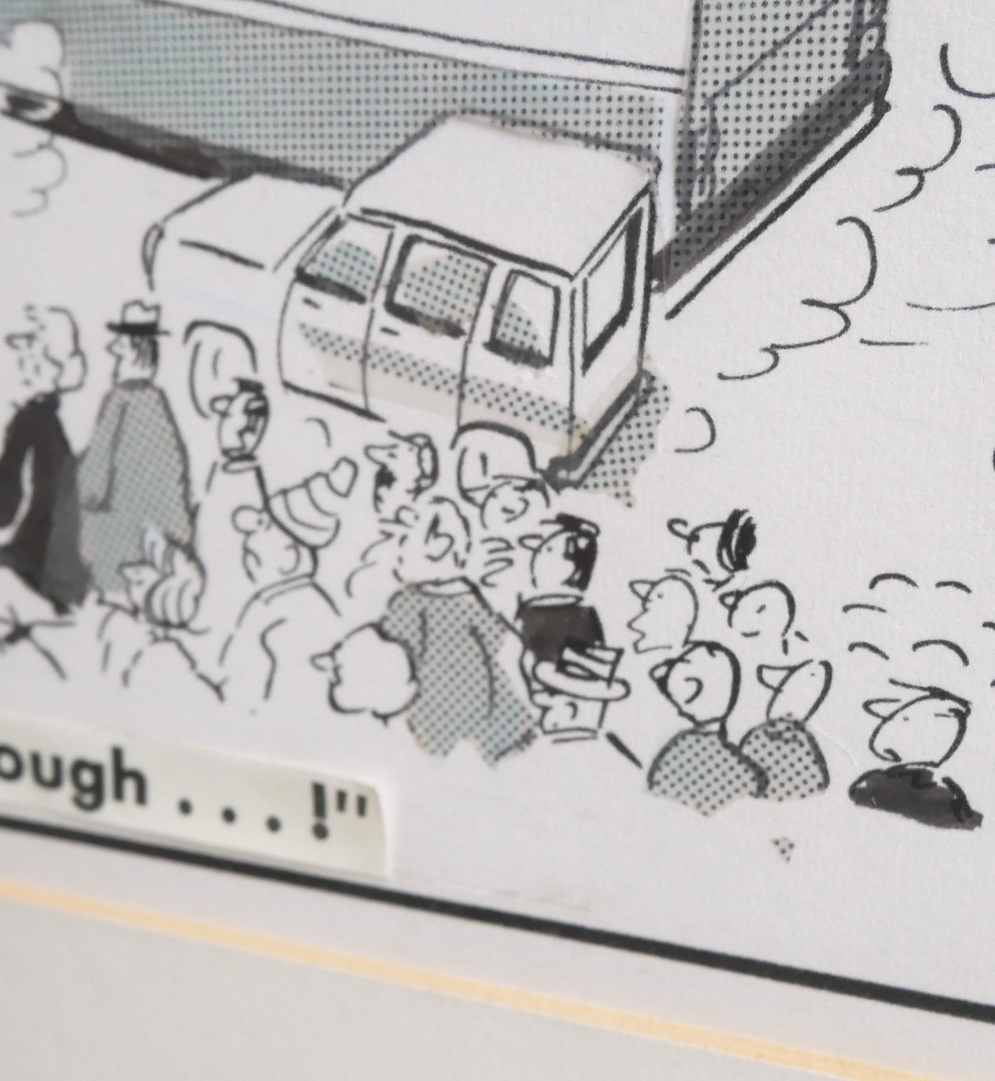 Vintage 1970s 80s Colin Whittock Birmingham Evening Mail Birmingham Council Criticism Template Cartoon