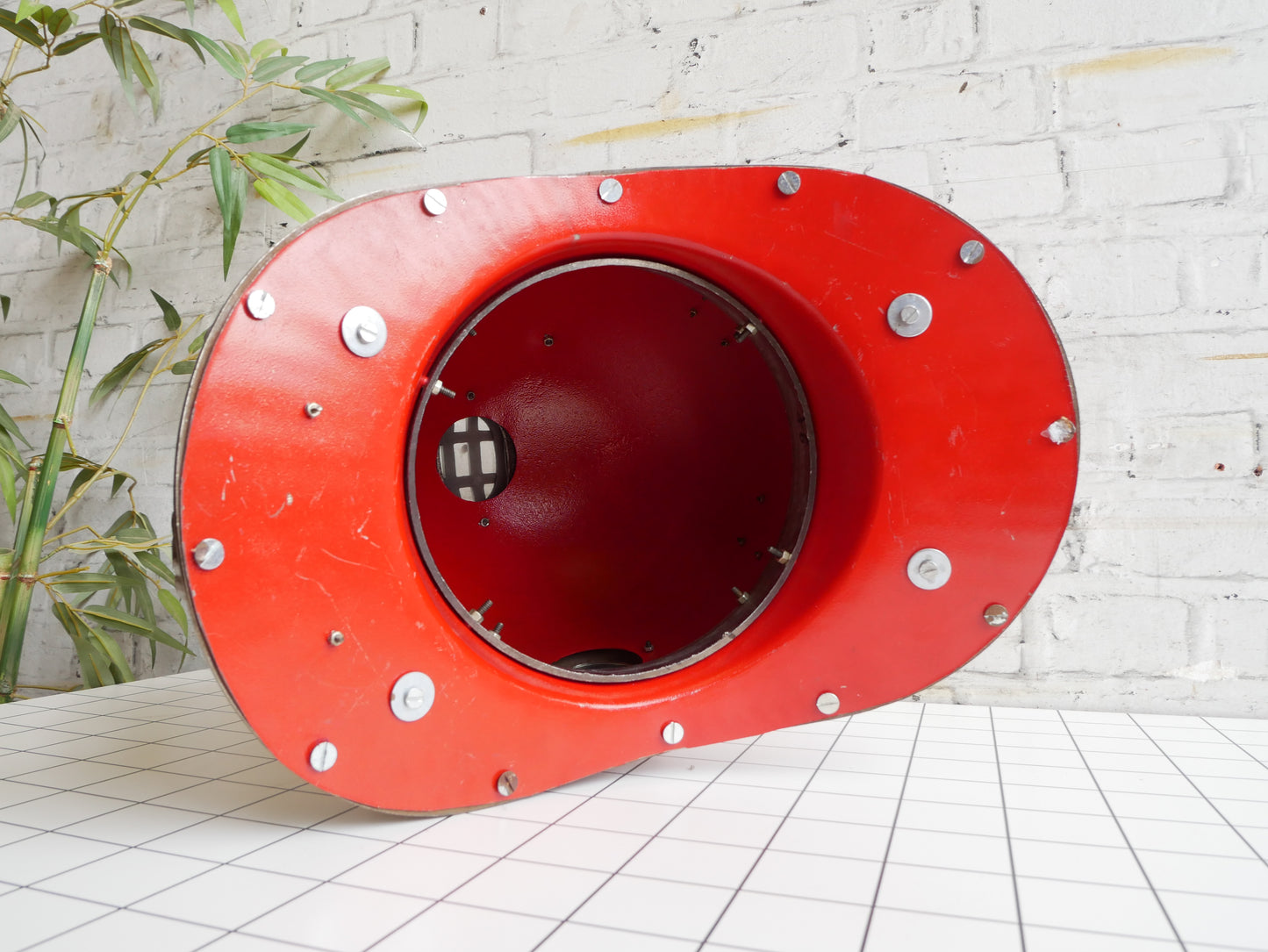 Large Replica Red Deep Sea Diving US Navy Divers Helmet Mark V