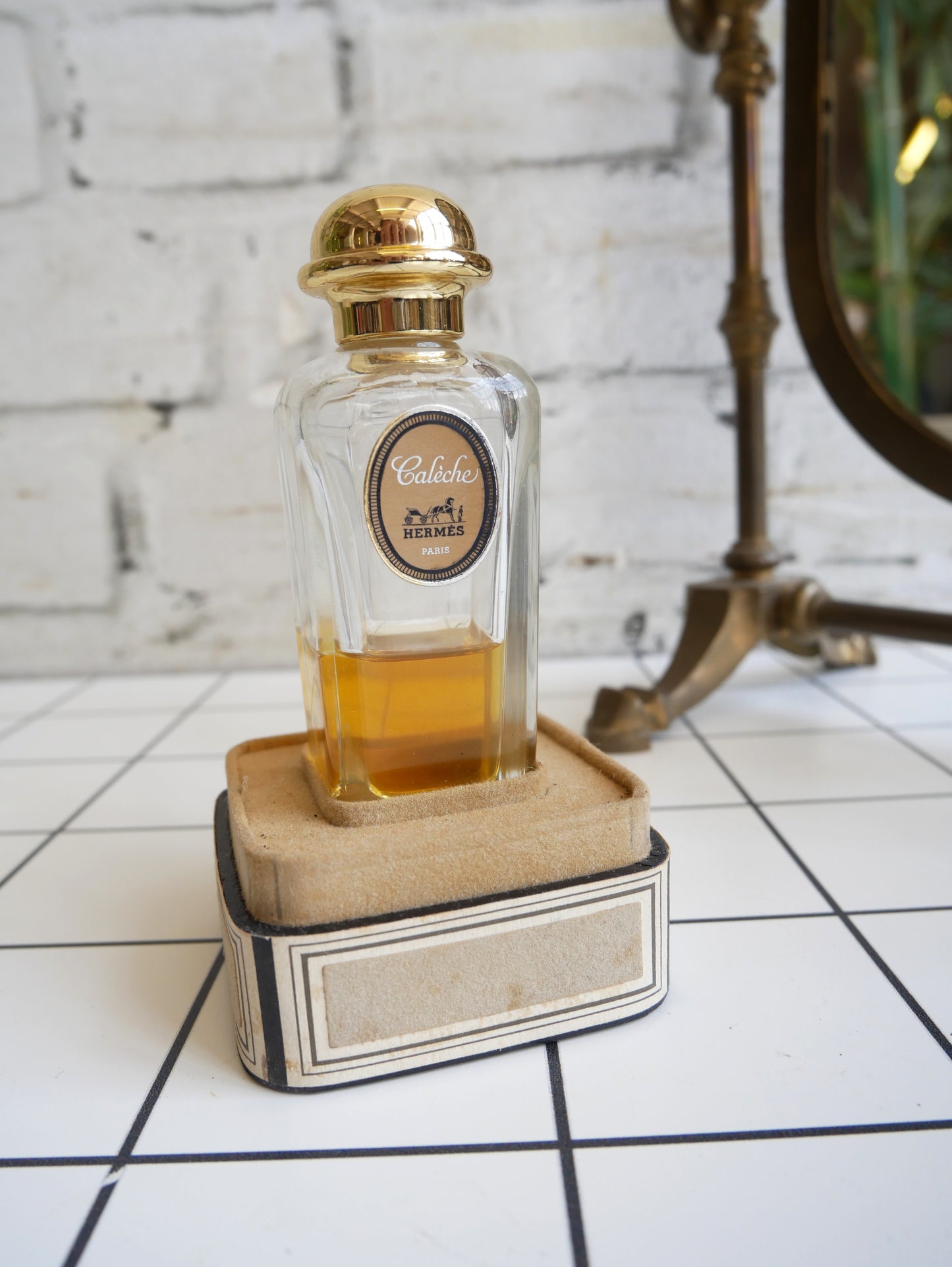 Vintage 1970s 80s Bottles of Hermes Caleche Eau De Toilette Ladies Perfume
