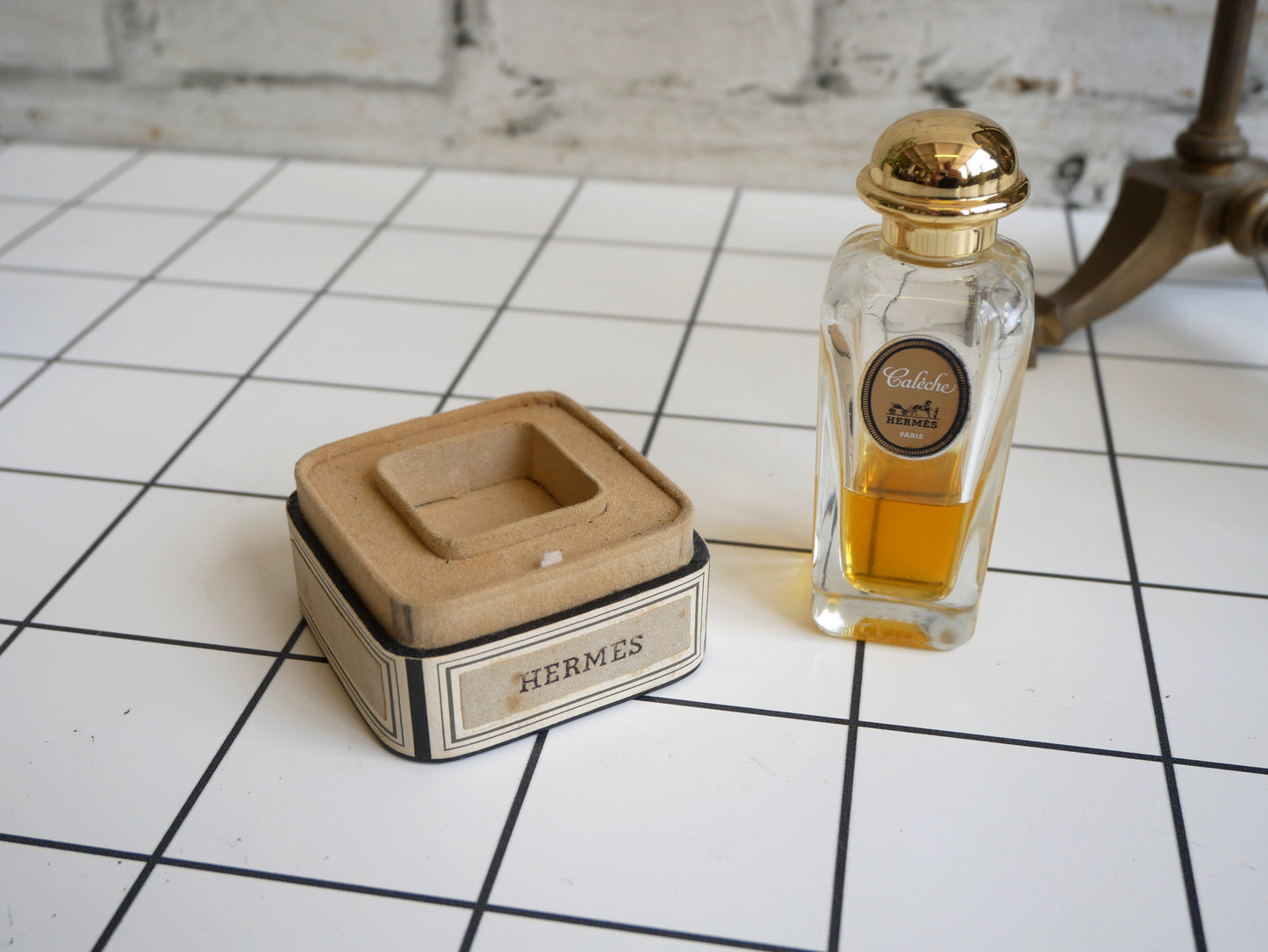 Vintage 1970s 80s Bottles of Hermes Caleche Eau De Toilette Ladies Perfume