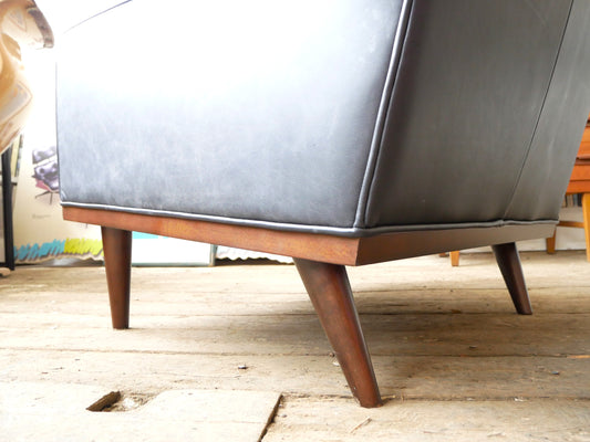 Contemporary Mid Century Modern Design Made.Com Scott Leather Armchair