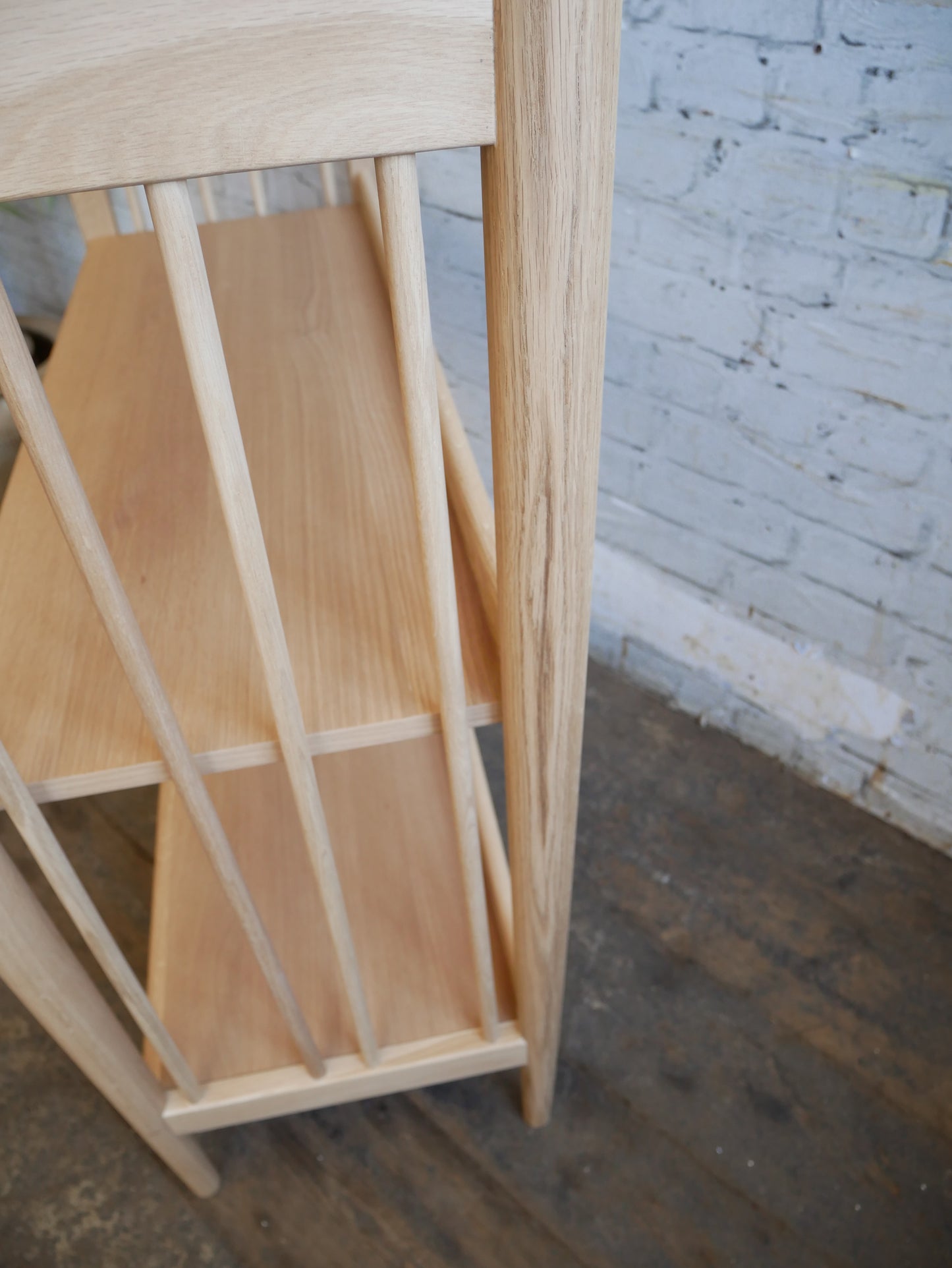 Contemporary Ercol Shalstone 5 Tier Oak Shelving Unit Bookcase Room Divider