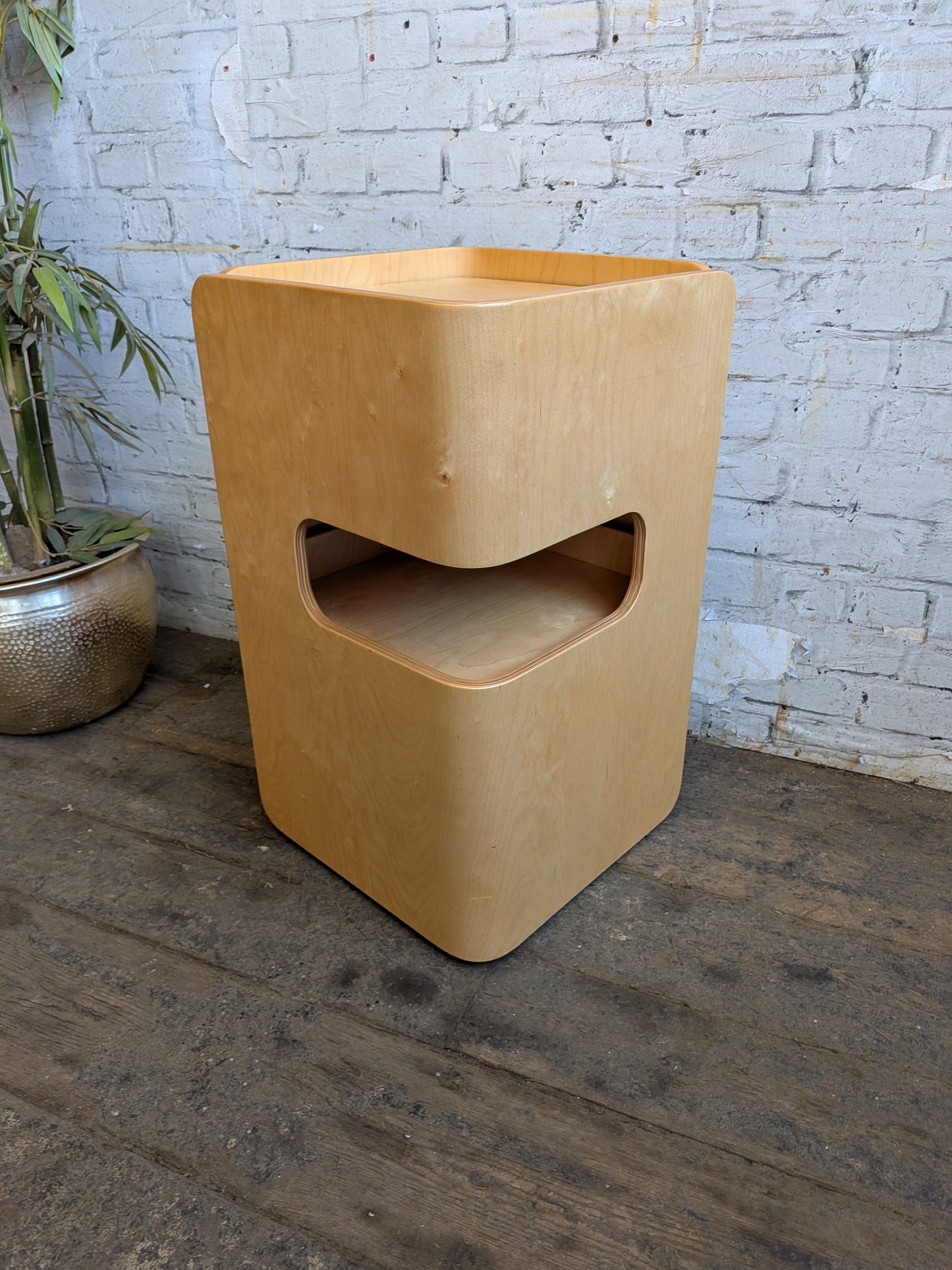Vintage Habitat Bent Plywood Spacesaver Metamorphic Workstation Trolley