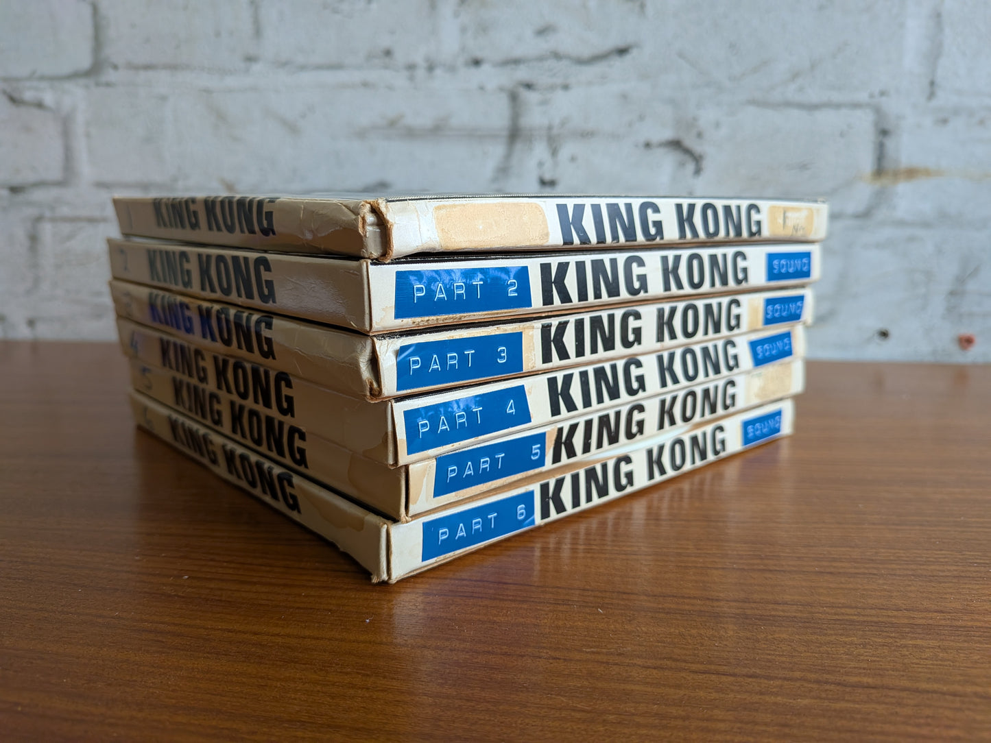 6 x Vintage 1970s Mountain Films Super 8mm Cine Film Reels  of King Kong 1933