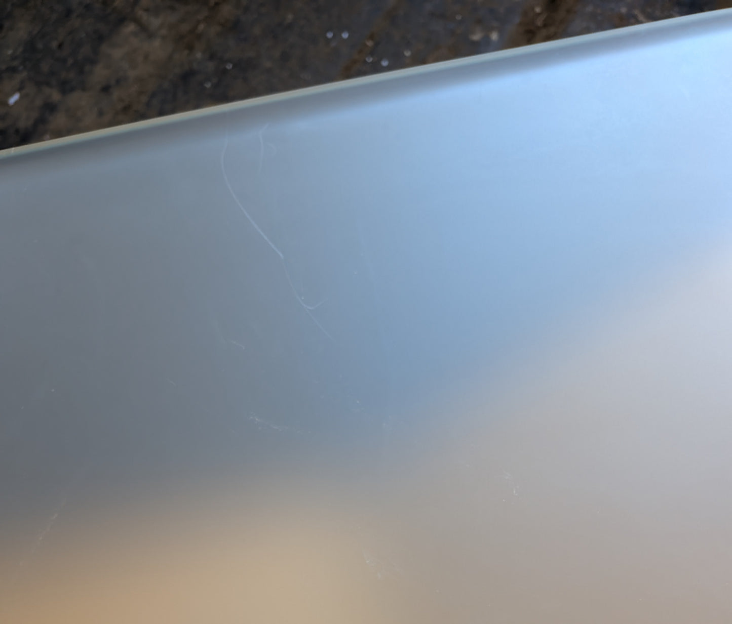 Large Vintage Modernist Style Ekornes Stressless Pegasus Bentwood and Glass Coffee Table with Magazine Rack