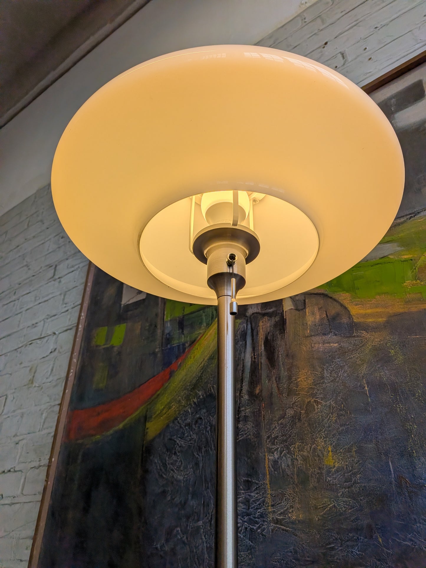 Rare Discontinued 2012 IKEA Tällbyn Retro Space Age MCM Style Floor Lamp