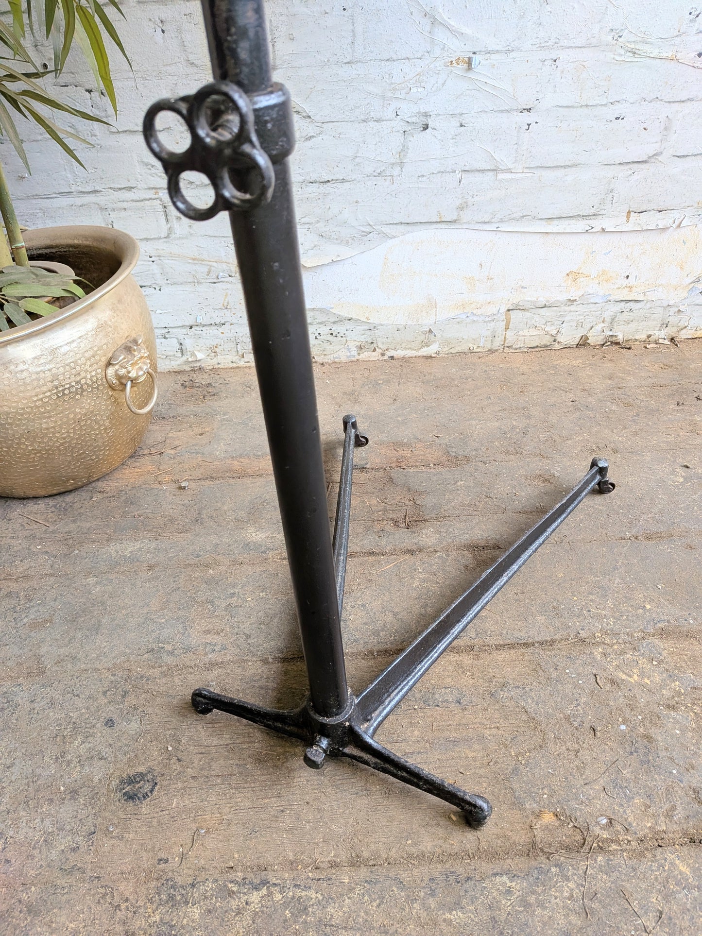 Antique Vintage Adjustable Industrial Artists Workbench Desk Book Reading Table