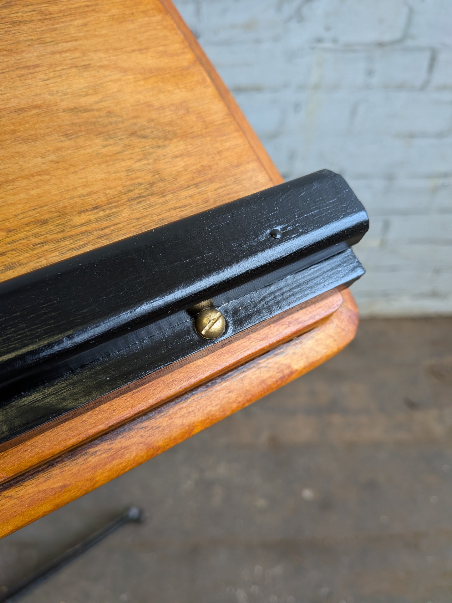 Antique Vintage Adjustable Industrial Artists Workbench Desk Book Reading Table