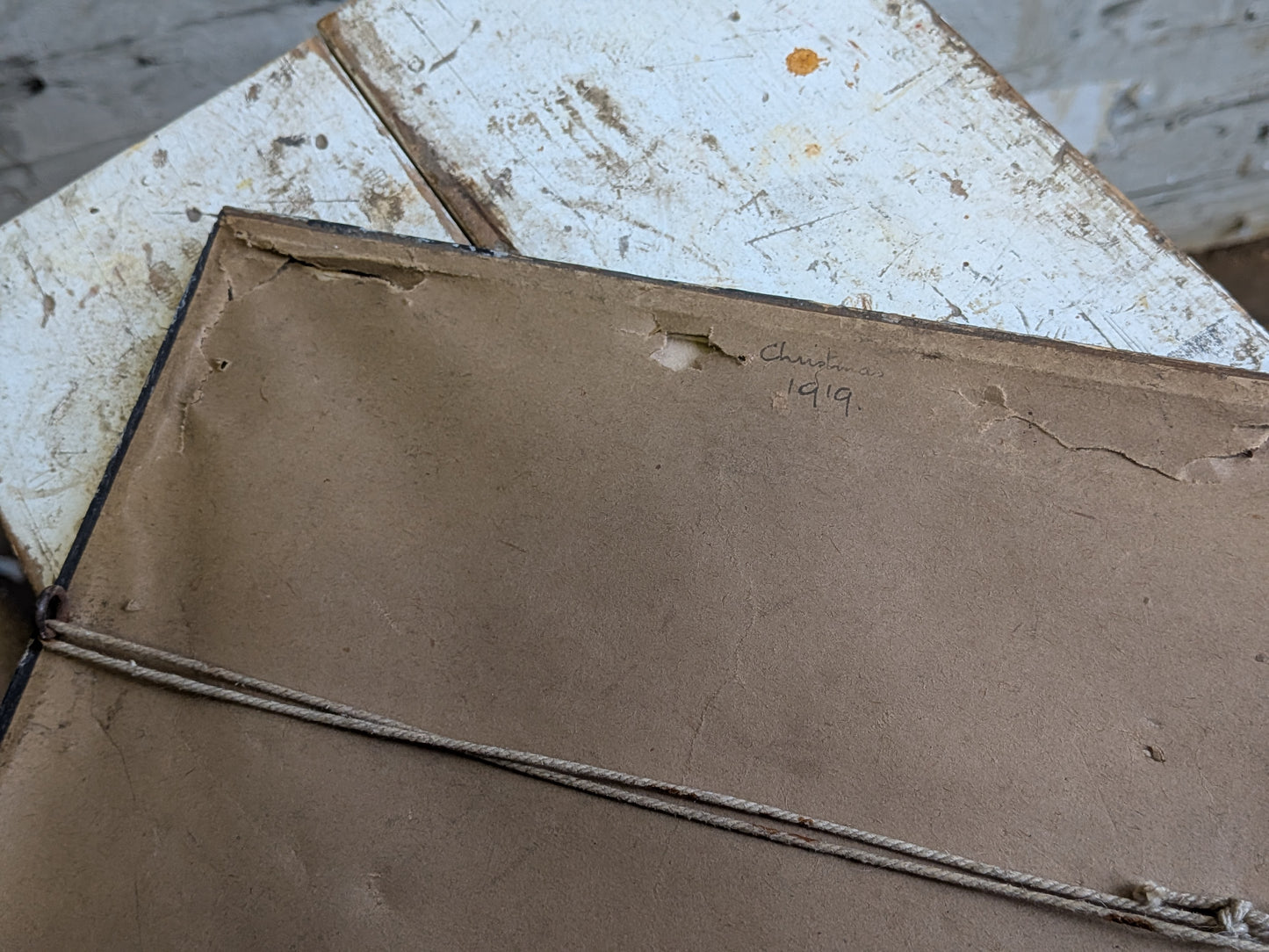 Antique Framed Hand Tinted Erotic Art Nude Seated Female Photograph