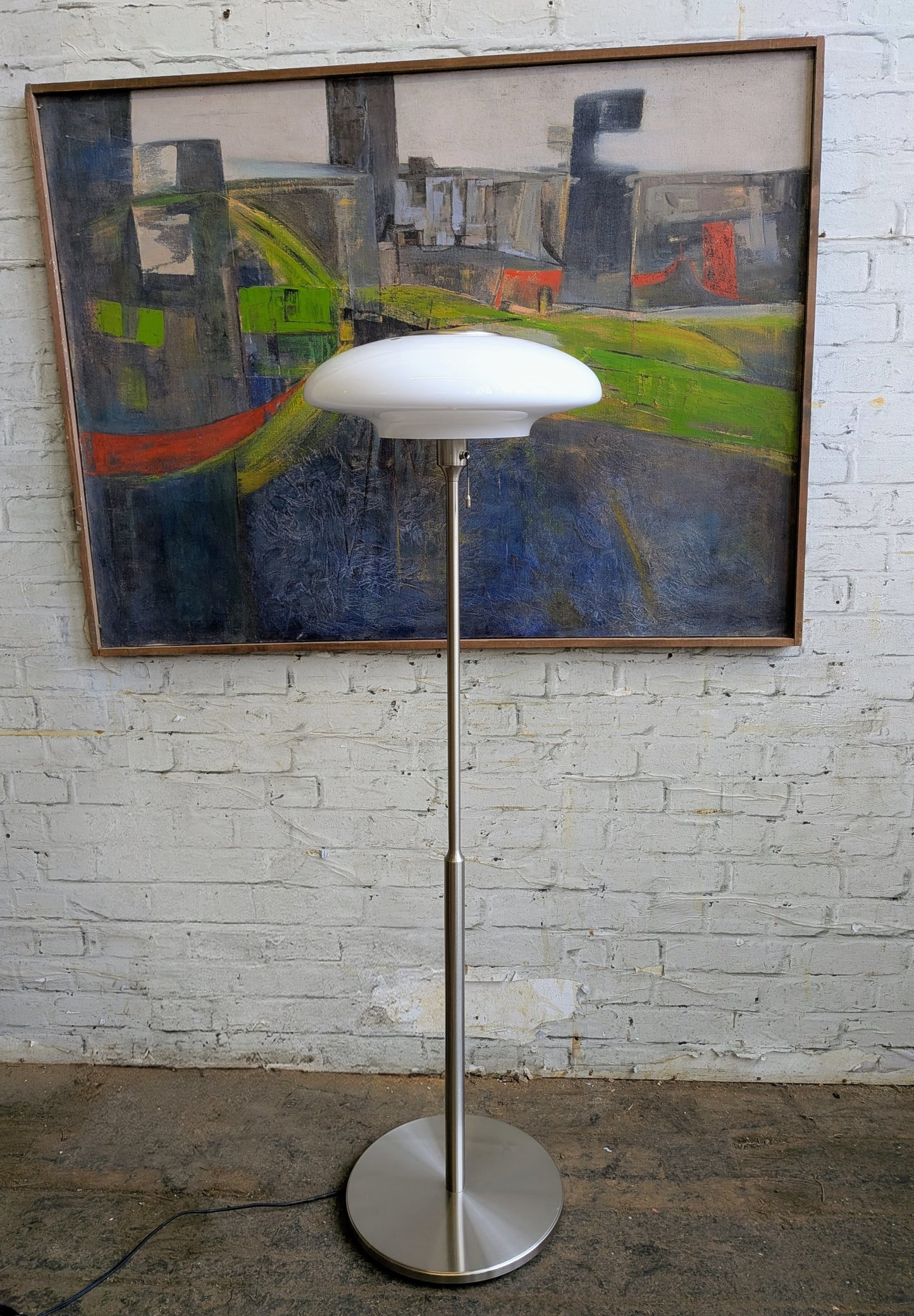 Rare Discontinued 2012 IKEA Tällbyn Retro Space Age MCM Style Floor Lamp