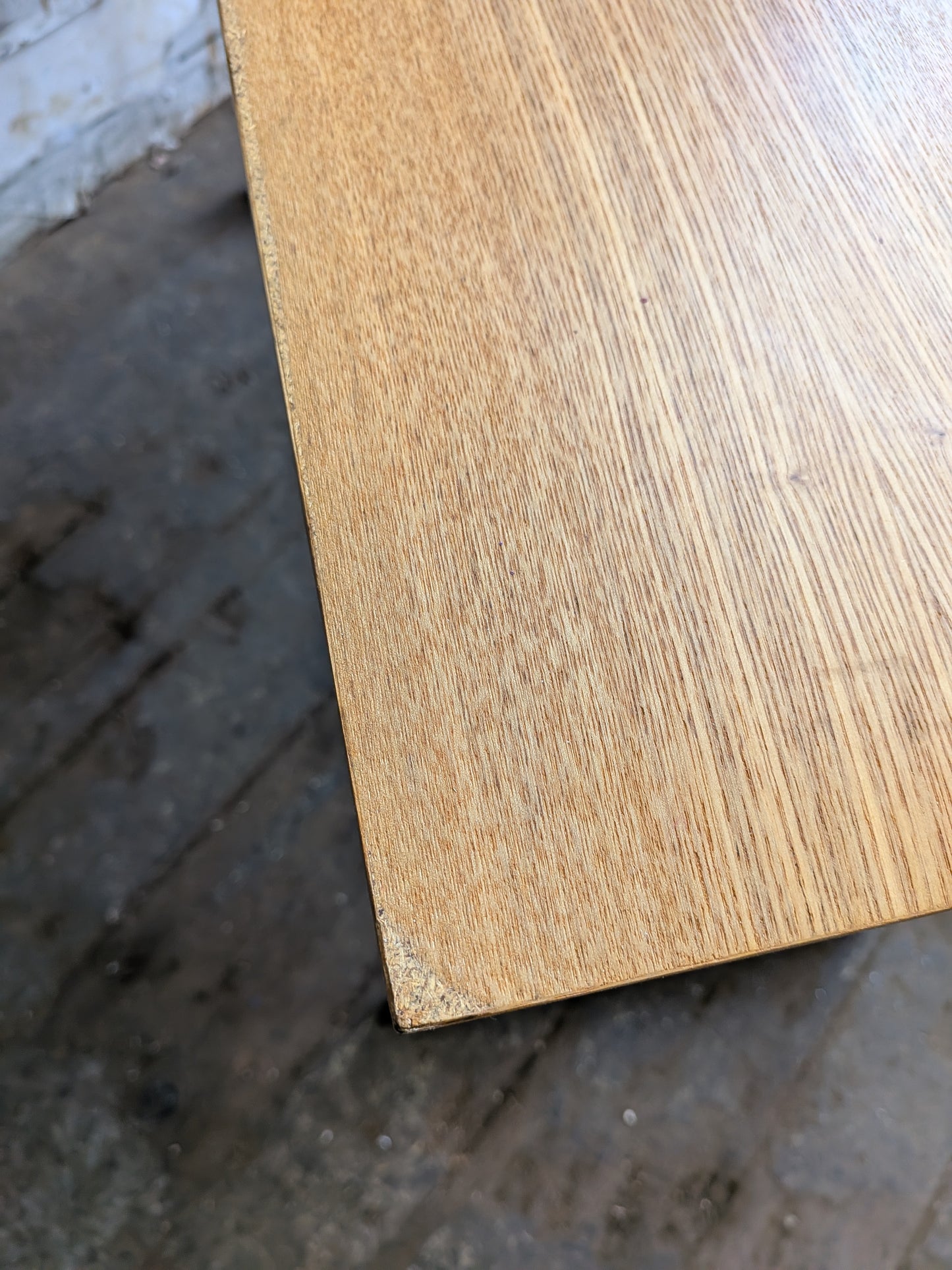 Vintage 70s Retro Mid Century Modern 2 Drawer Work Desk Dressing Vanity Table