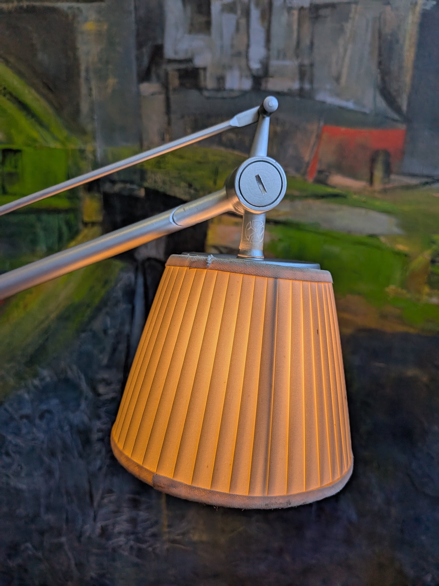 1  Vintage 2004 Philippe Starck for Flos Archimoon Soft Articulated Desk Lamp