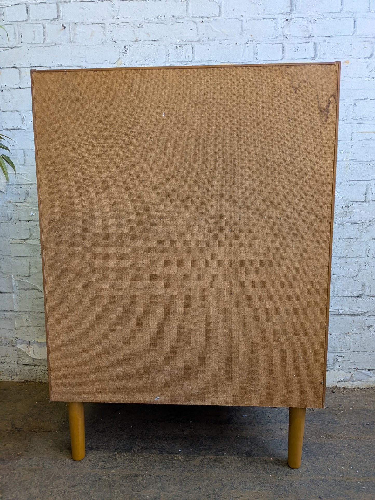 Vintage Retro 1960s 70s Mid Century Modern Teak 3 Drawer Writing Desk Bureau