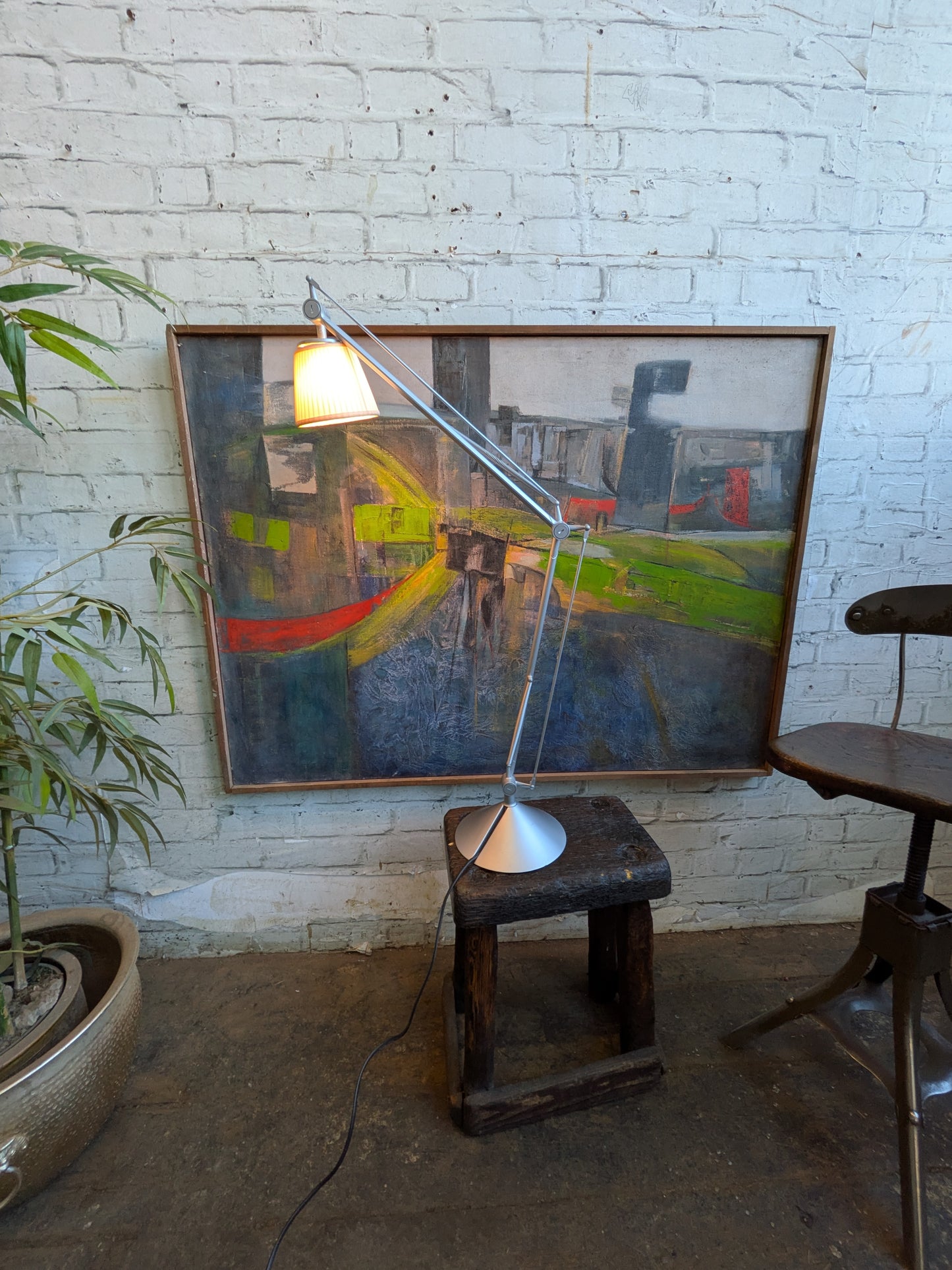 1  Vintage 2004 Philippe Starck for Flos Archimoon Soft Articulated Desk Lamp