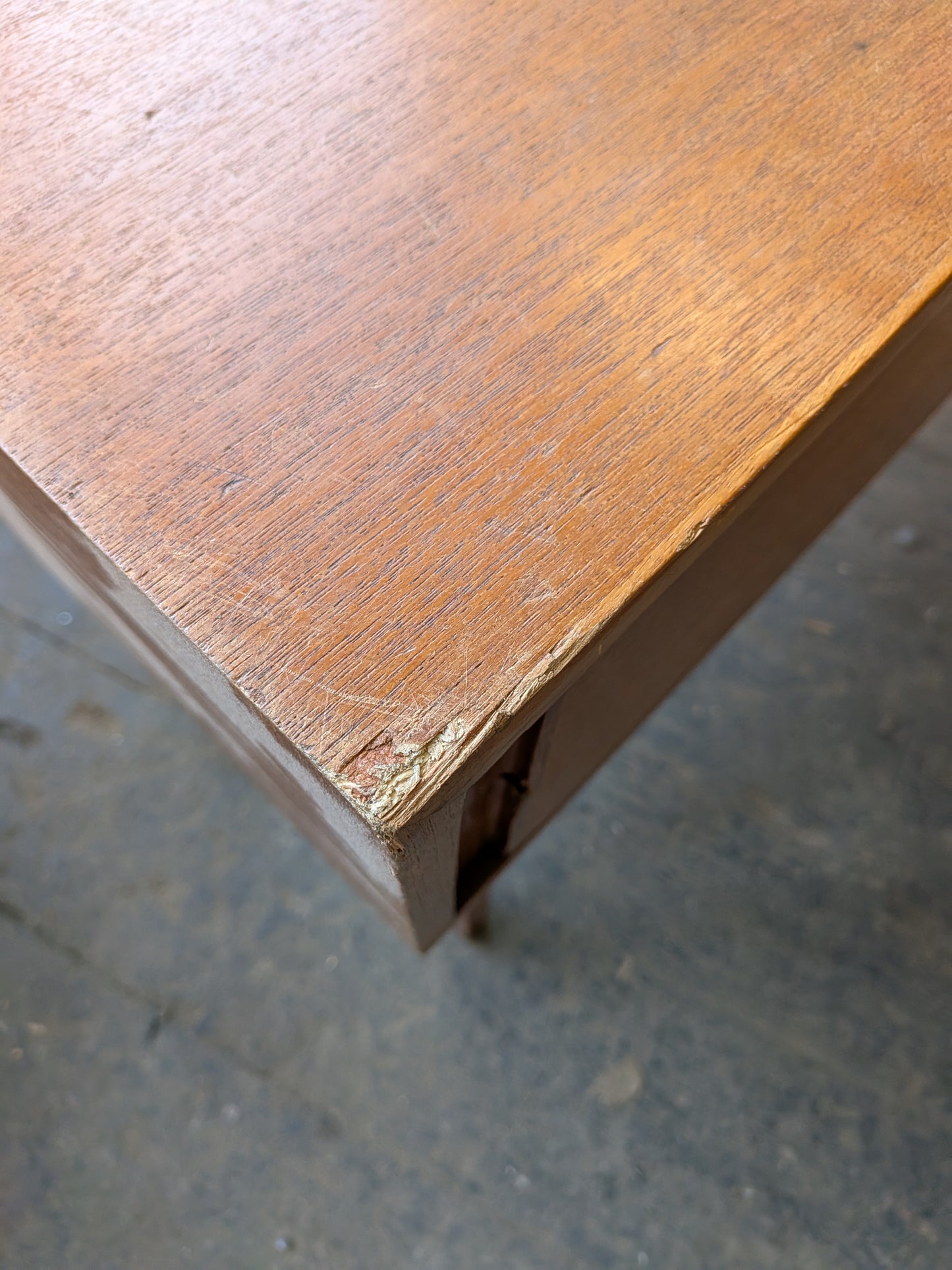 Vintage 60s Mid Century Modern Danish Niels Clausen NC Mobler Chest of 2 Drawers Side Table