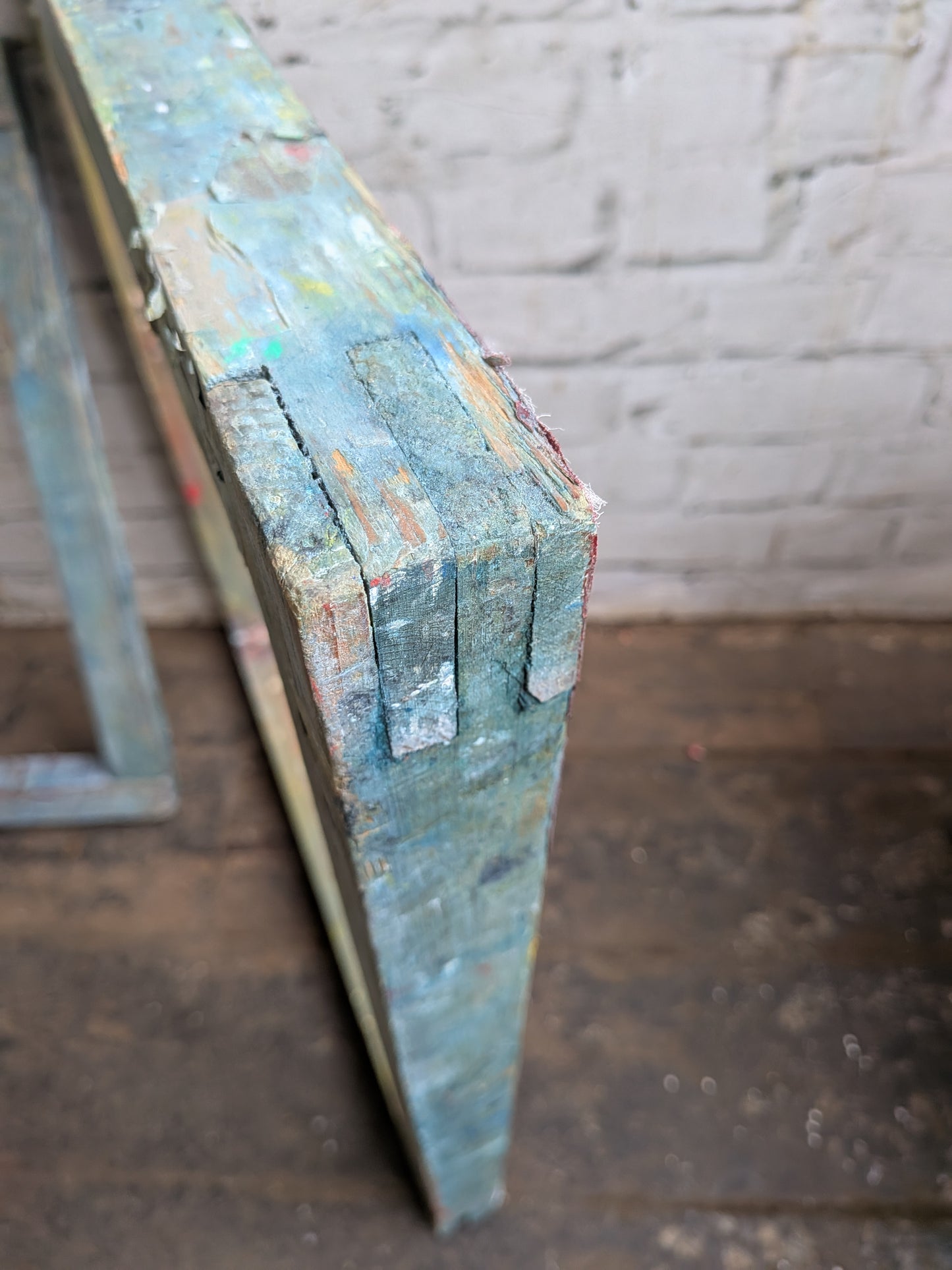 1 x Vintage Industrial Silkscreen Printing Wooden Frame - Picture Frame 👍 Mirror 👍 Blackboard 👍