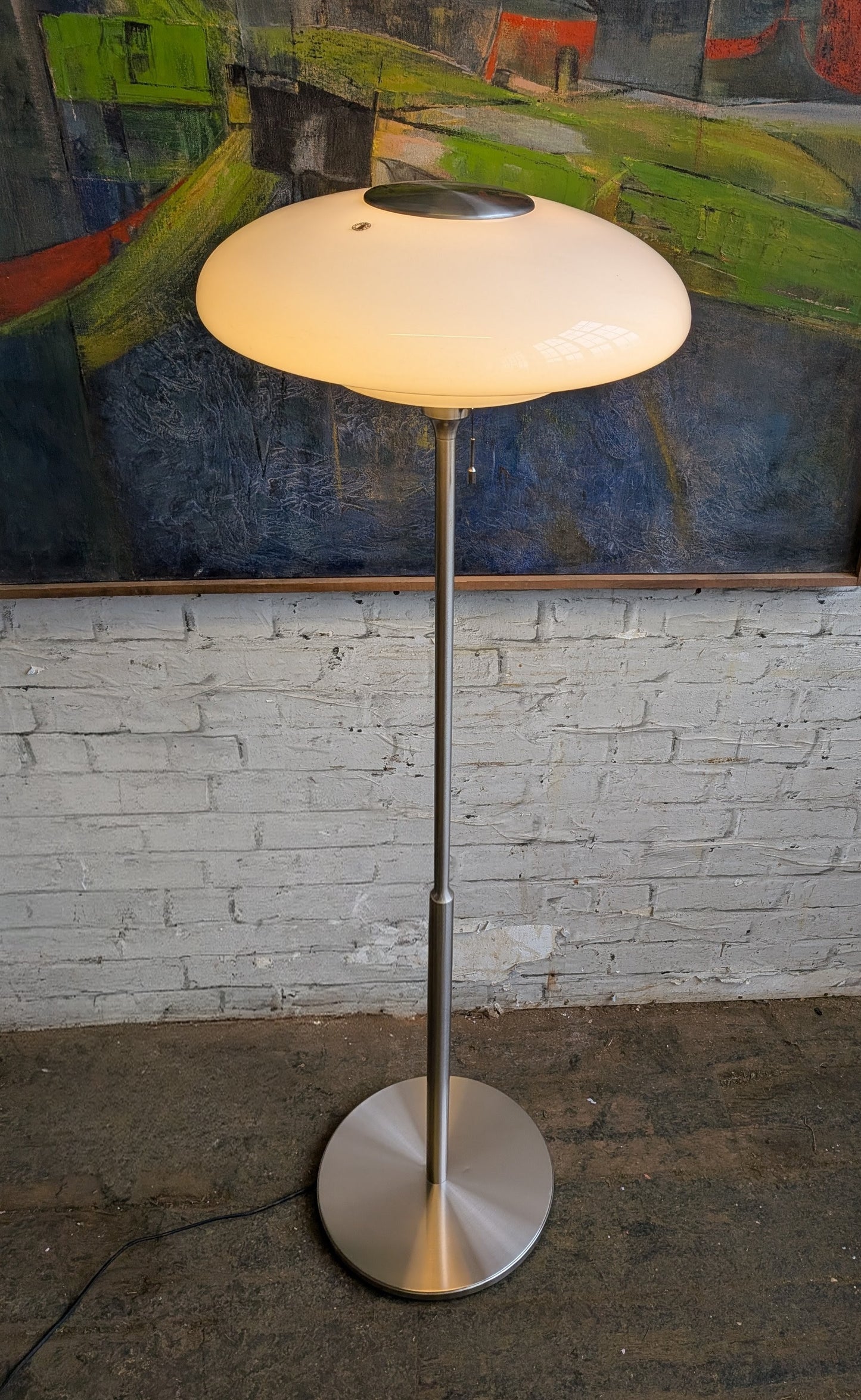 Rare Discontinued 2012 IKEA Tällbyn Retro Space Age MCM Style Floor Lamp