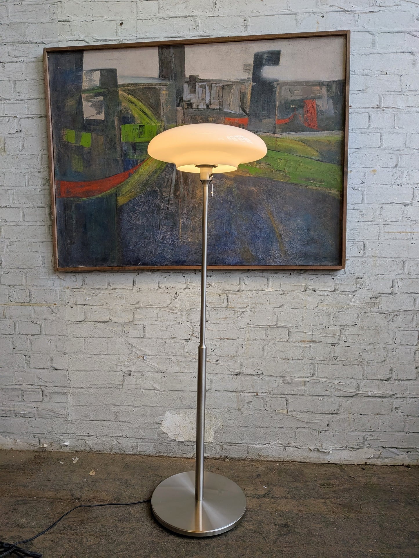 Rare Discontinued 2012 IKEA Tällbyn Retro Space Age MCM Style Floor Lamp