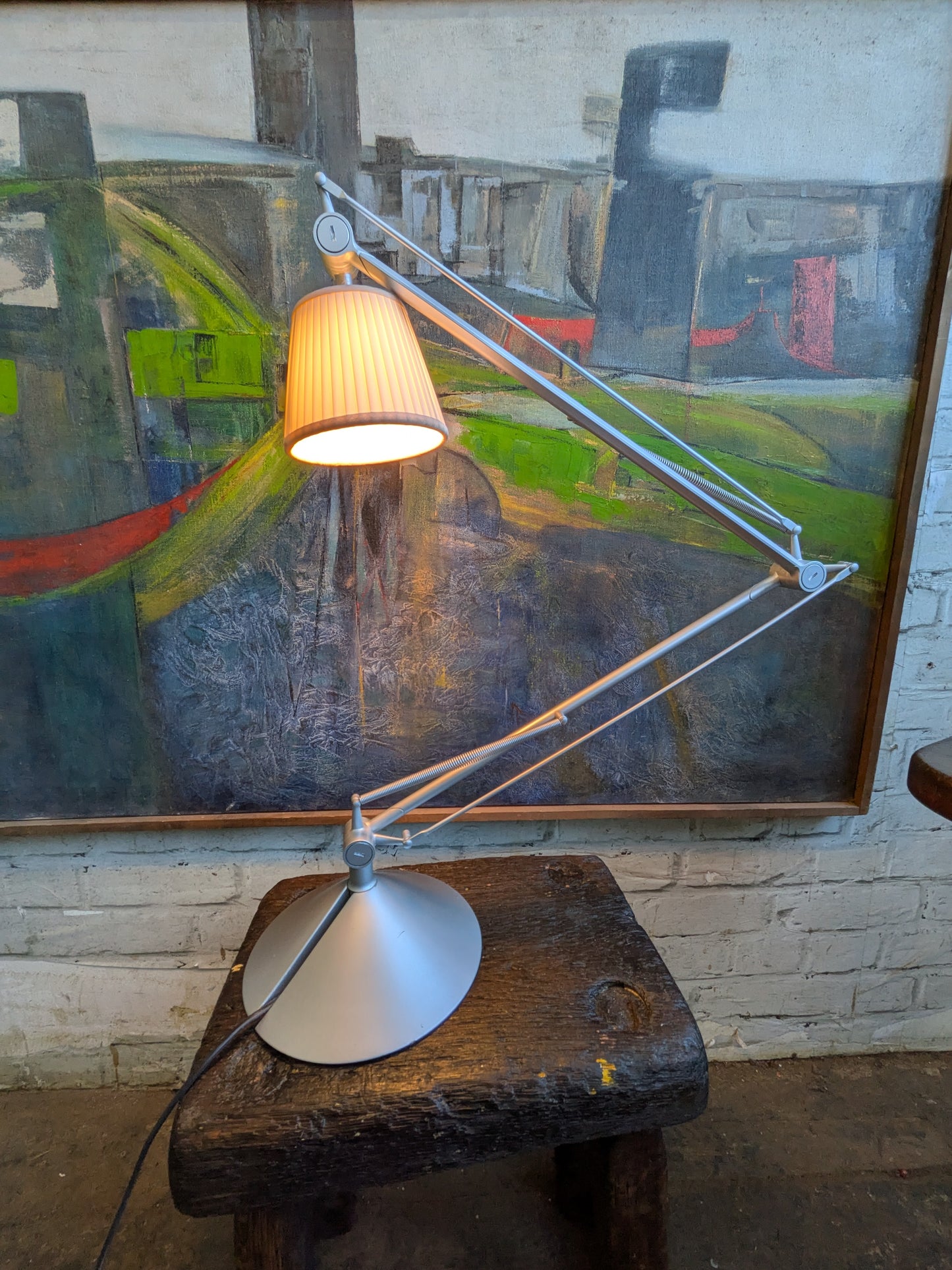 1  Vintage 2004 Philippe Starck for Flos Archimoon Soft Articulated Desk Lamp