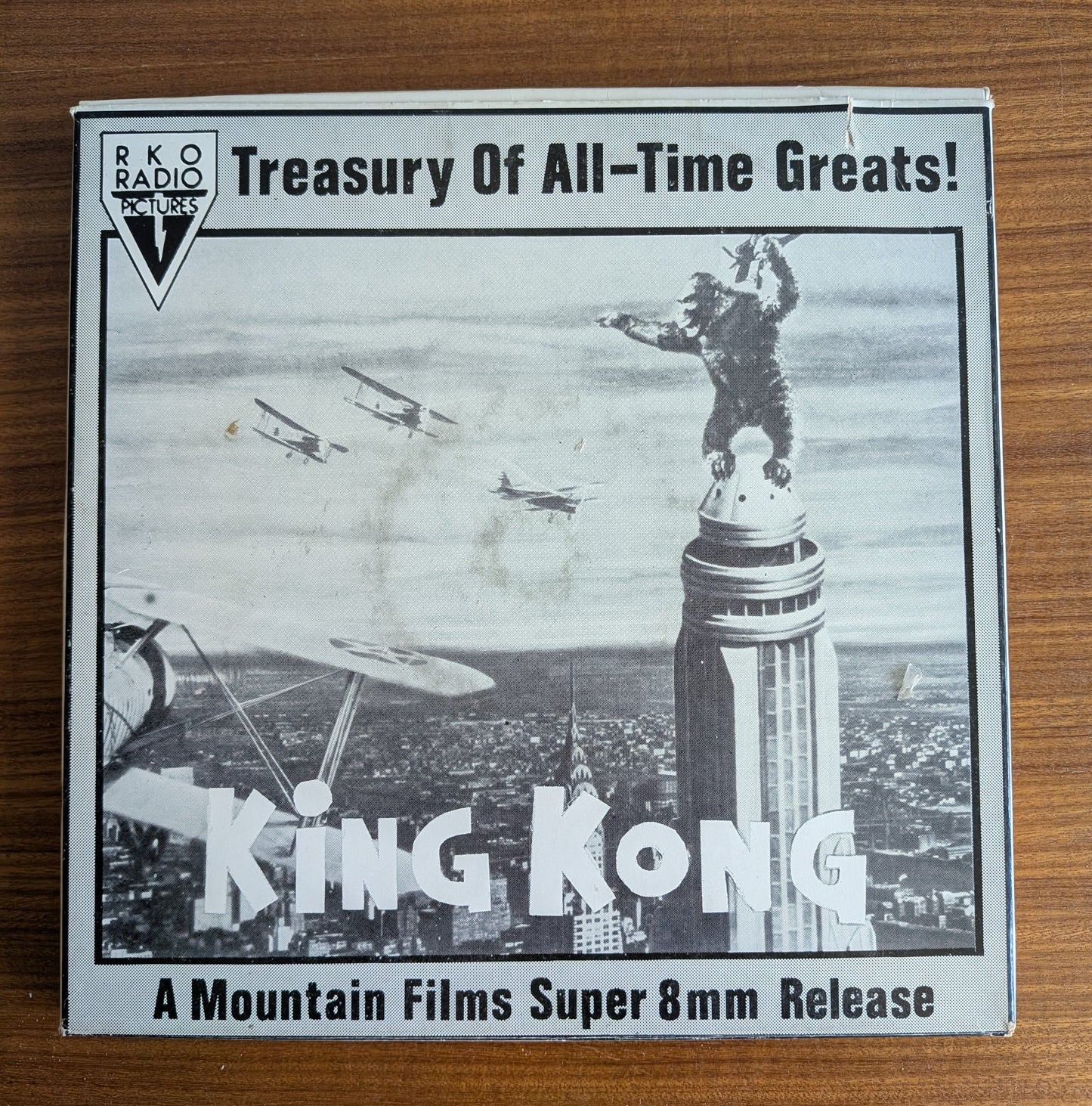 6 x Vintage 1970s Mountain Films Super 8mm Cine Film Reels  of King Kong 1933