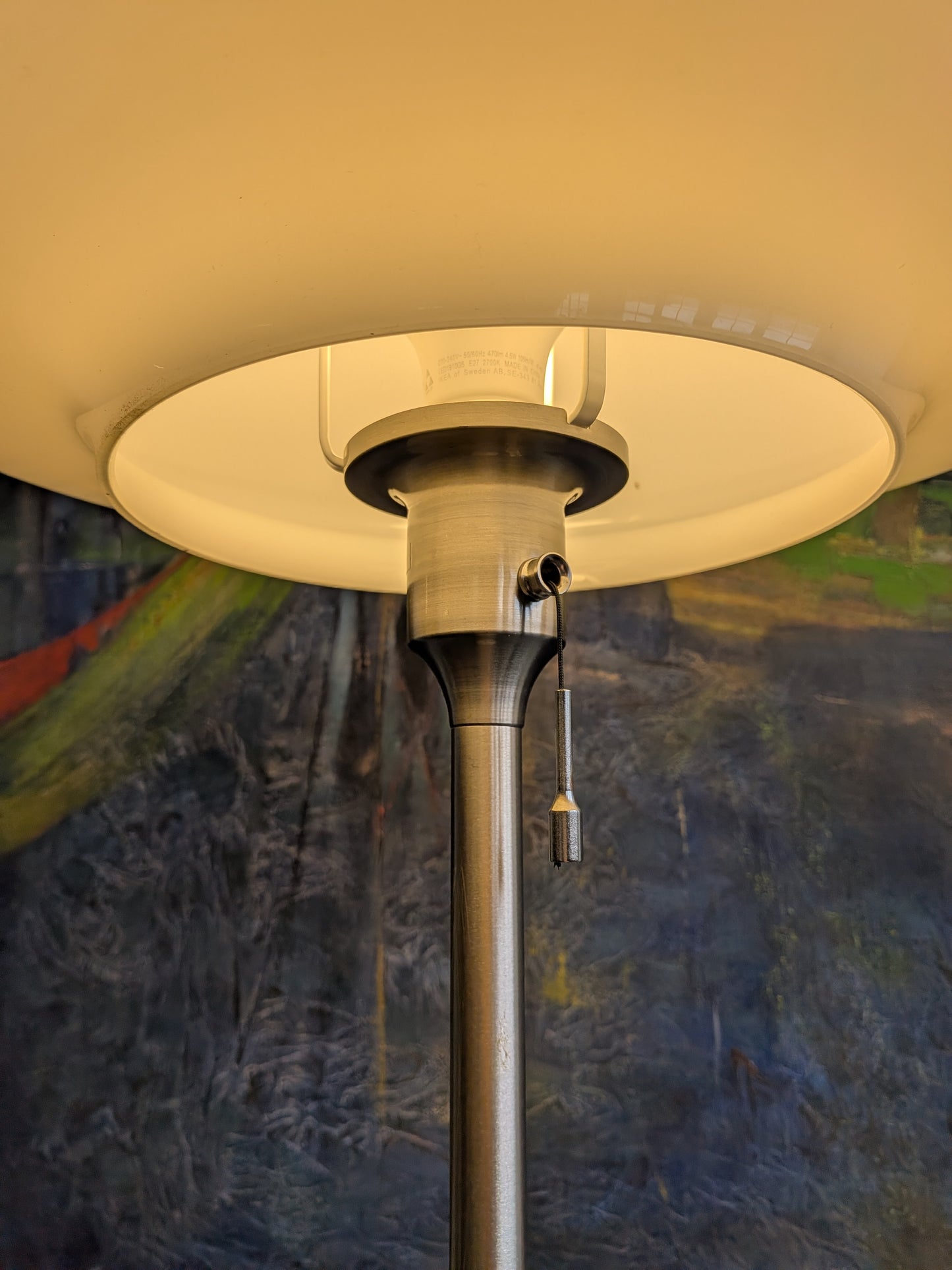 Rare Discontinued 2012 IKEA Tällbyn Retro Space Age MCM Style Floor Lamp