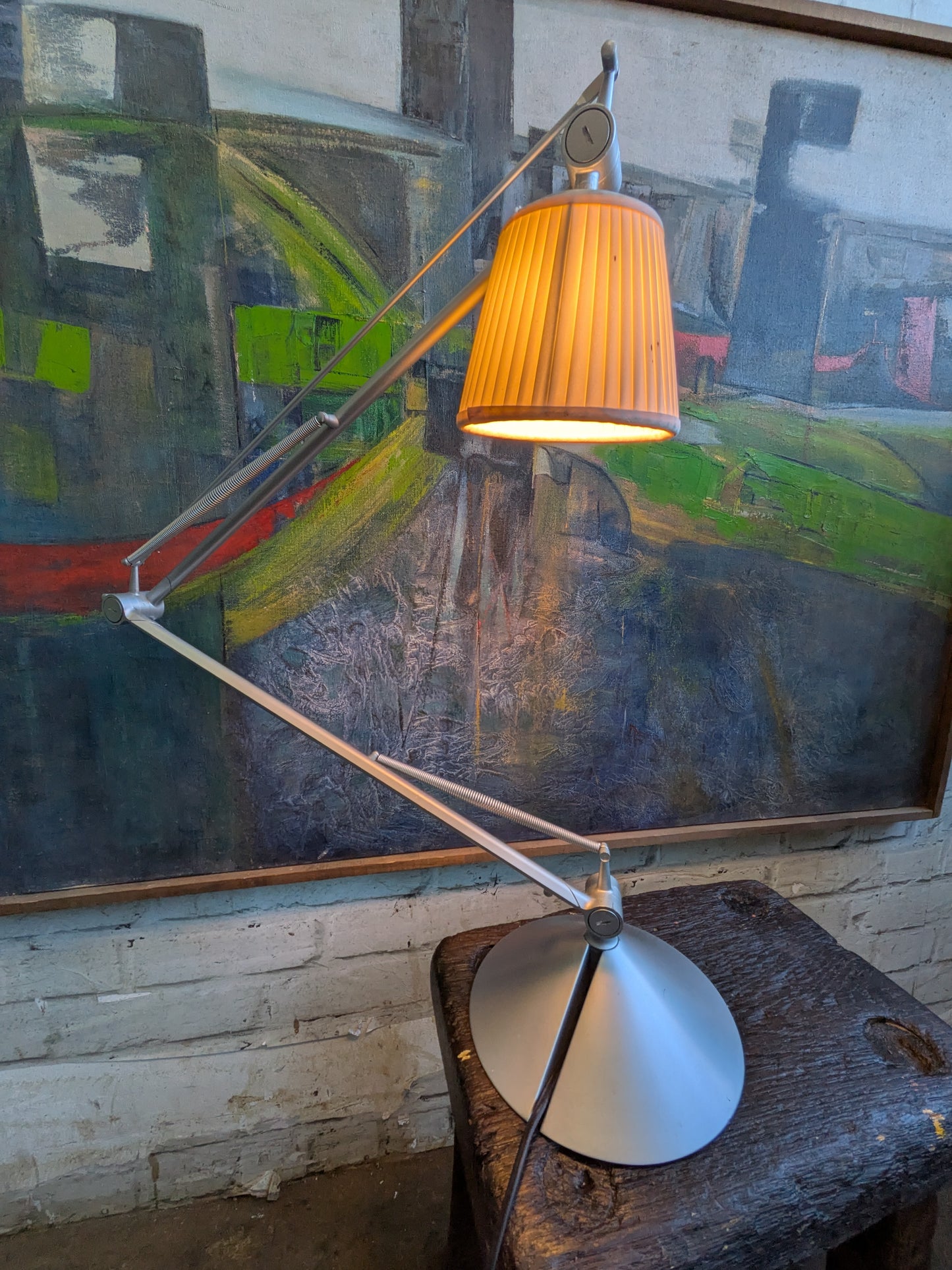 1  Vintage 2004 Philippe Starck for Flos Archimoon Soft Articulated Desk Lamp