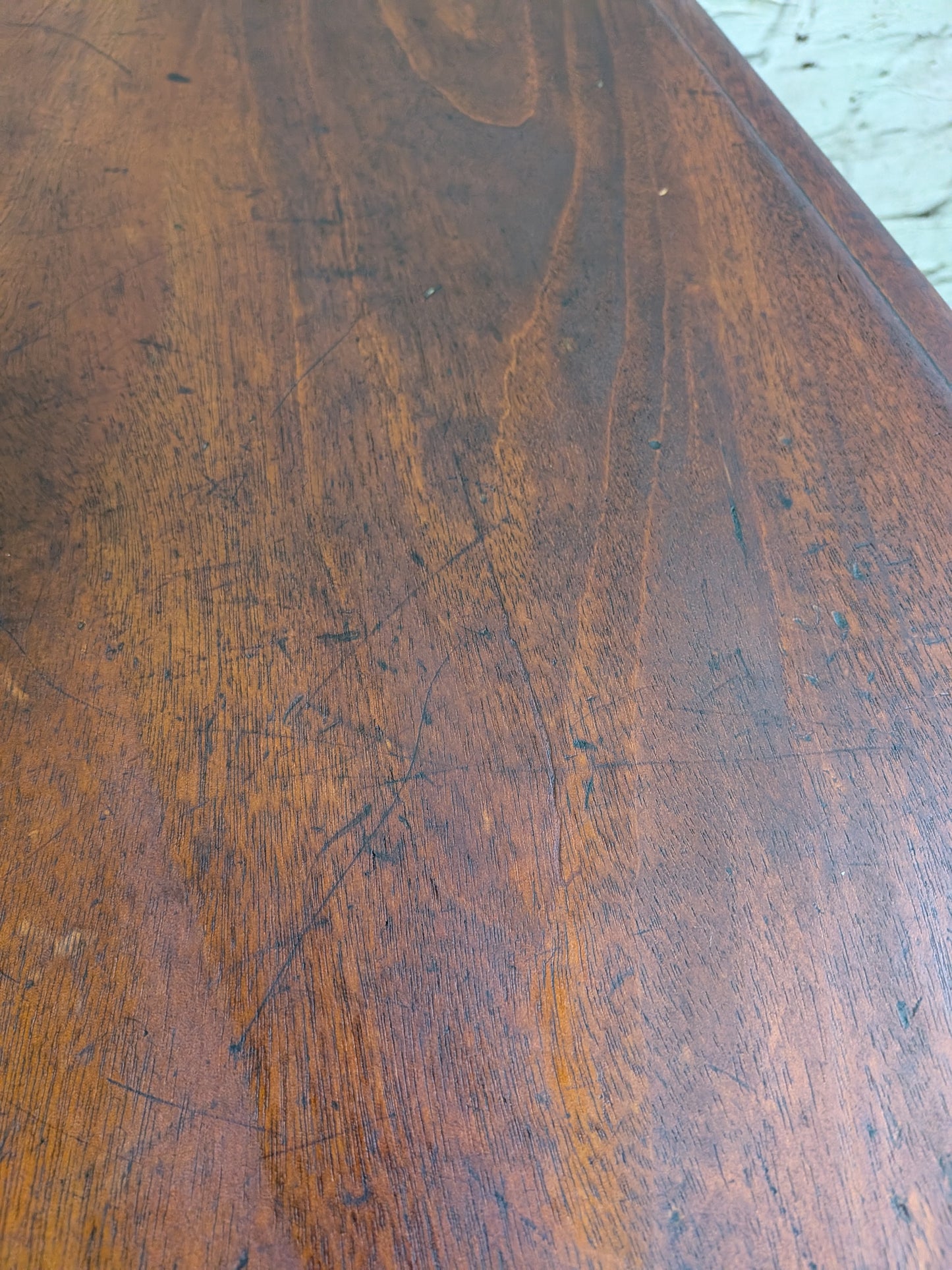 Antique Victorian Mahogany  Side End Hall Sofa Plant Pedestal Table