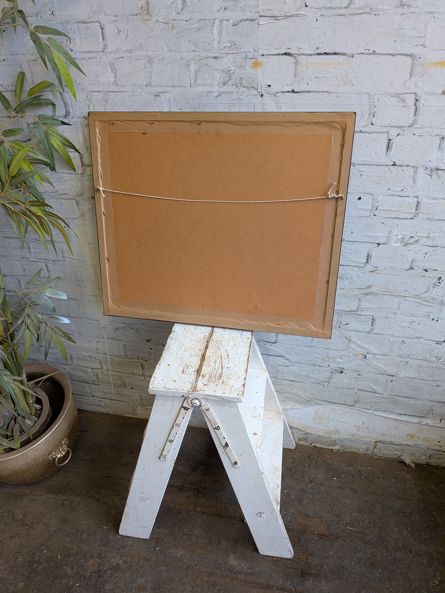 Rare Vintage 70s 80s Framed Print of L.S. Lowry A Country Road (1952)