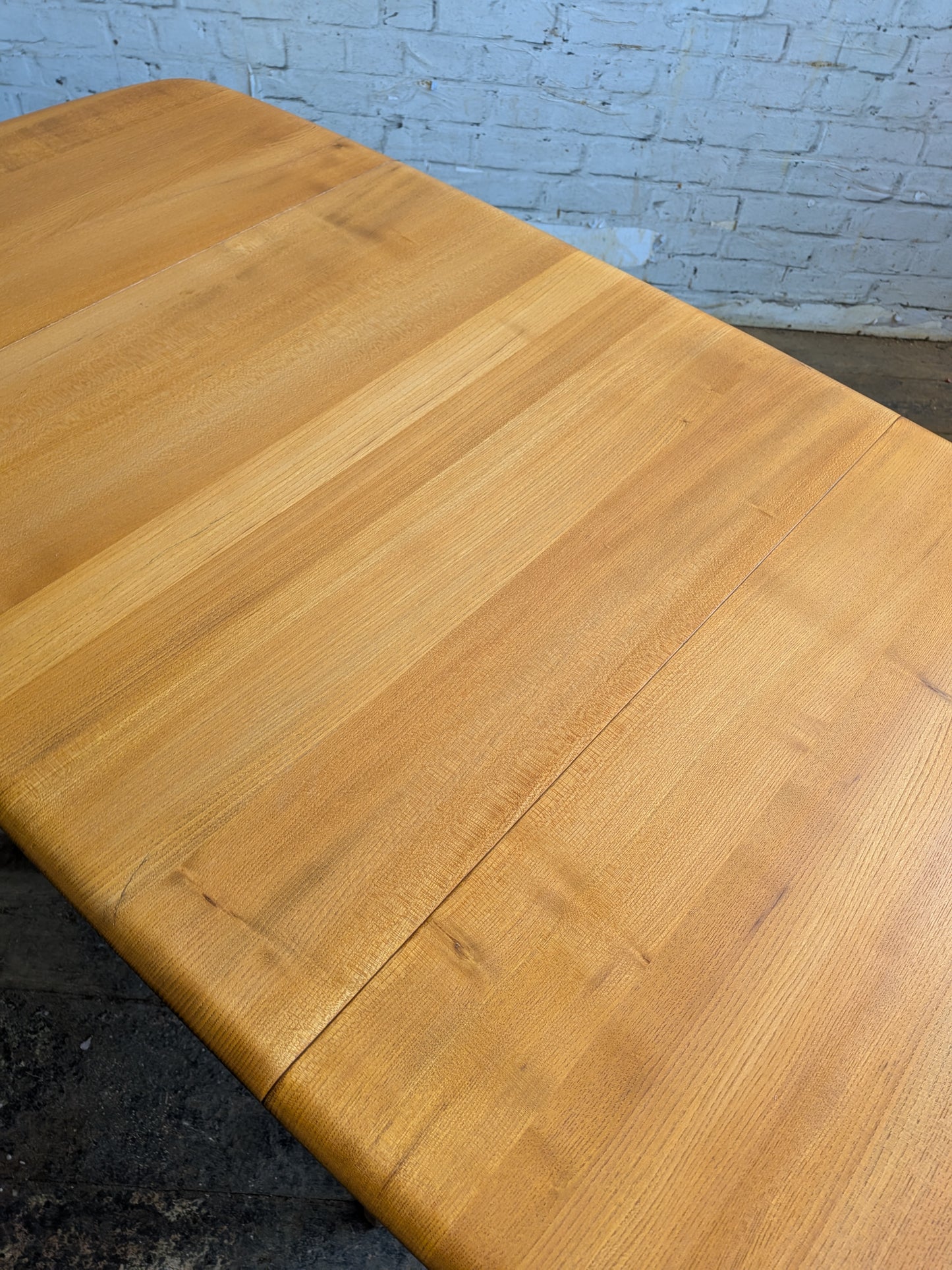 4 Mid Century Modern Ercol All Purpose Chairs and Ercol Drop Leaf Kitchen Bistro Cafe Dining Table
