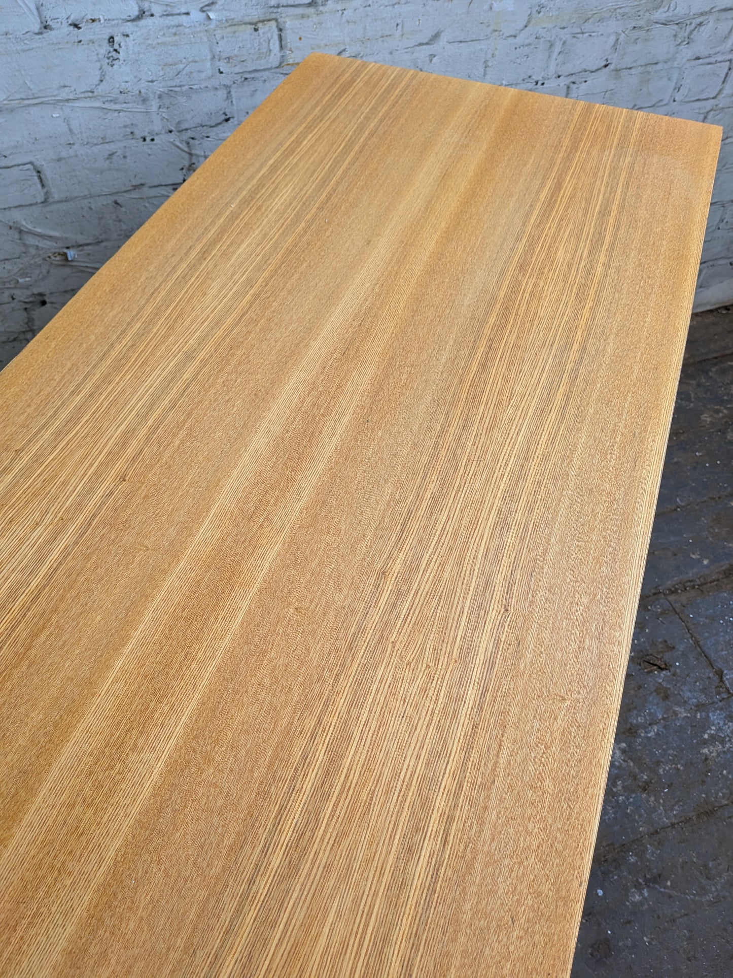 Vintage 70s Retro Mid Century Modern 2 Drawer Work Desk Dressing Vanity Table