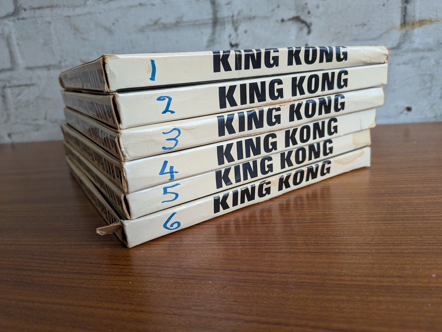 6 x Vintage 1970s Mountain Films Super 8mm Cine Film Reels  of King Kong 1933