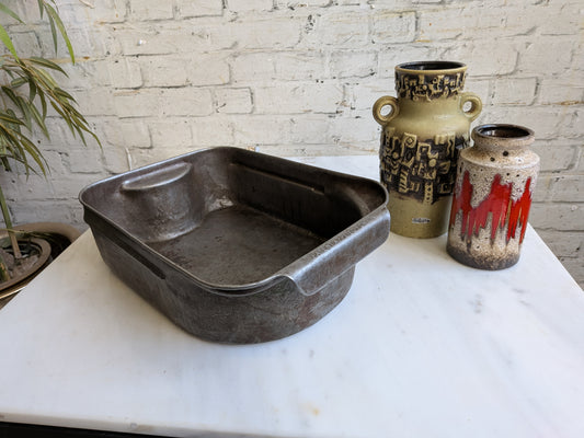 Vintage 40s 50s Mid Century Industrial Factory Steel Metal Storage Case Box Bin