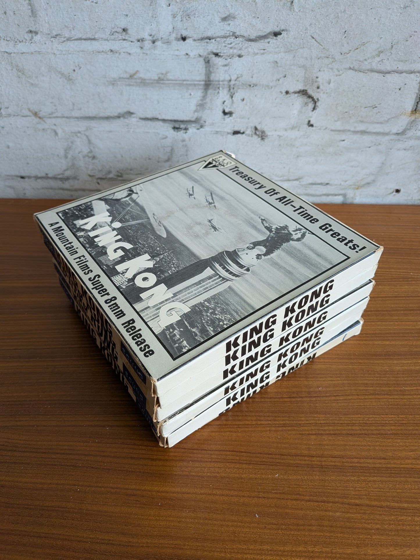 6 x Vintage 1970s Mountain Films Super 8mm Cine Film Reels  of King Kong 1933